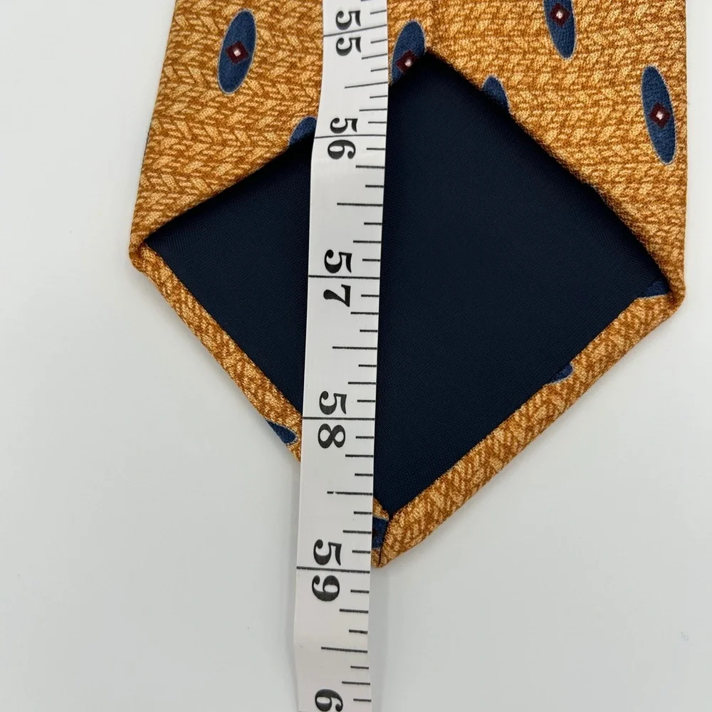 Jos. A. Bank Necktie Corporate Collection Mens OS Gold Silk Classic Professional